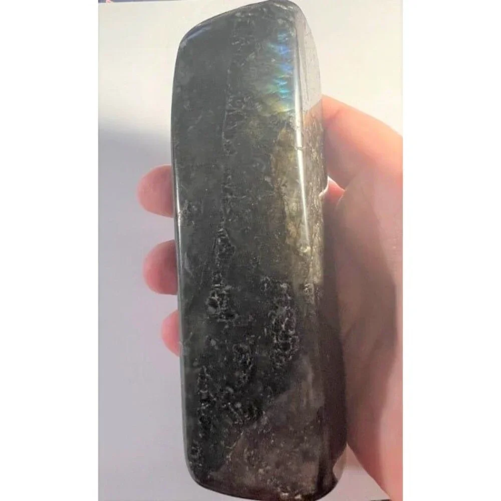 Beautiful Labradorite Rectangular Free Form - Picture 7 of 8